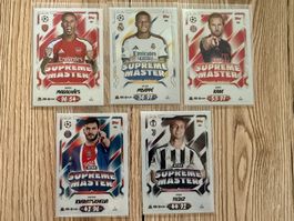 💥💥Topps Match Attax 26/27 ALLE 5 SURPREME MASTER 487-491