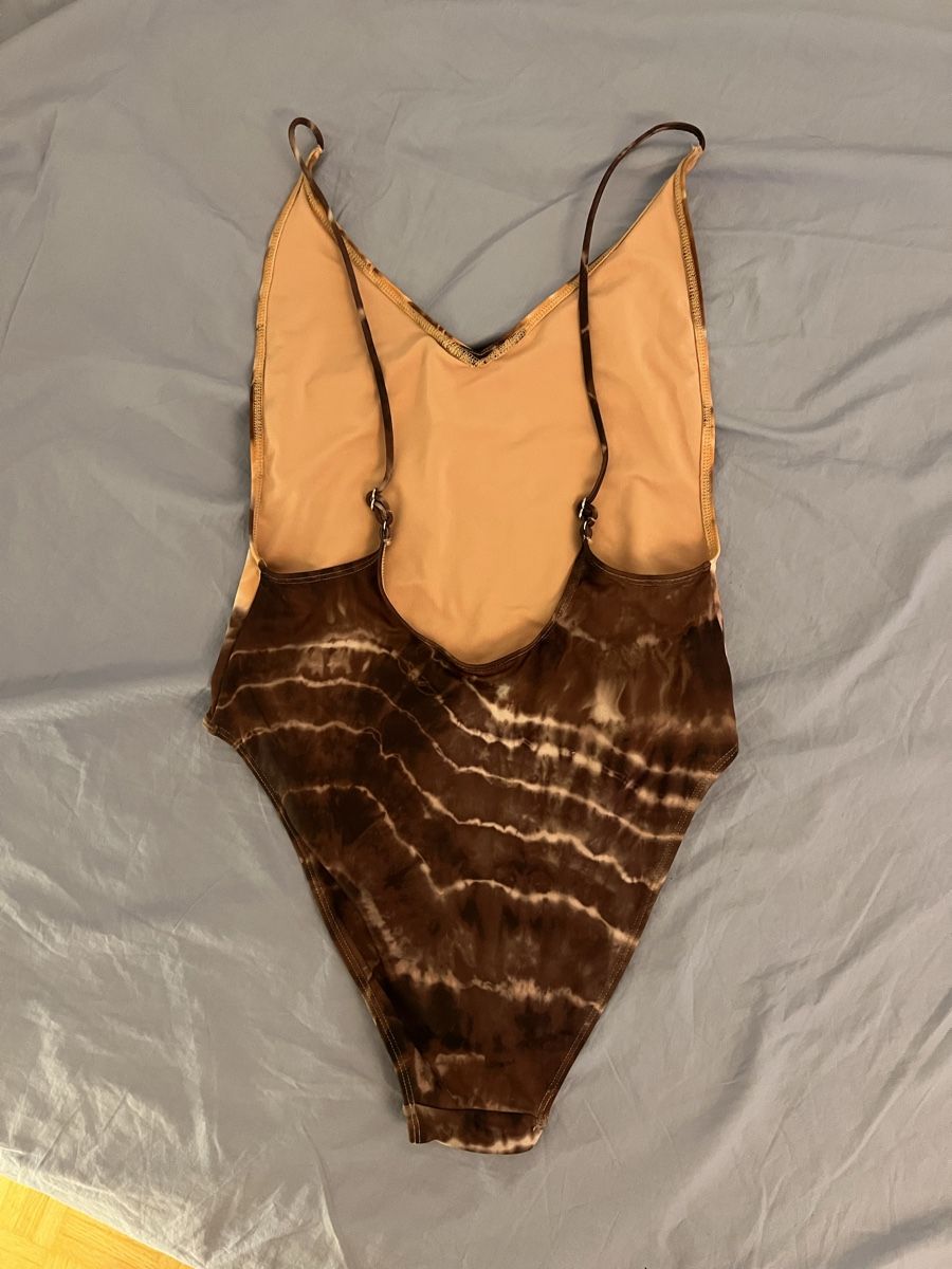 Costumi da bagno & Bikini: Badeanzug Damen Braunes Batik Muster Grösse M – Usato da Zürich venduto da sop_xbd7 1
