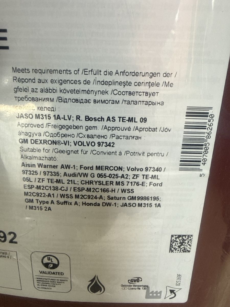 Oli & Additivi: Mobil ATF Getriebeöl 20L – Nuovo e nell'imballaggio originale da Dürnten venduto da Tritoi 1