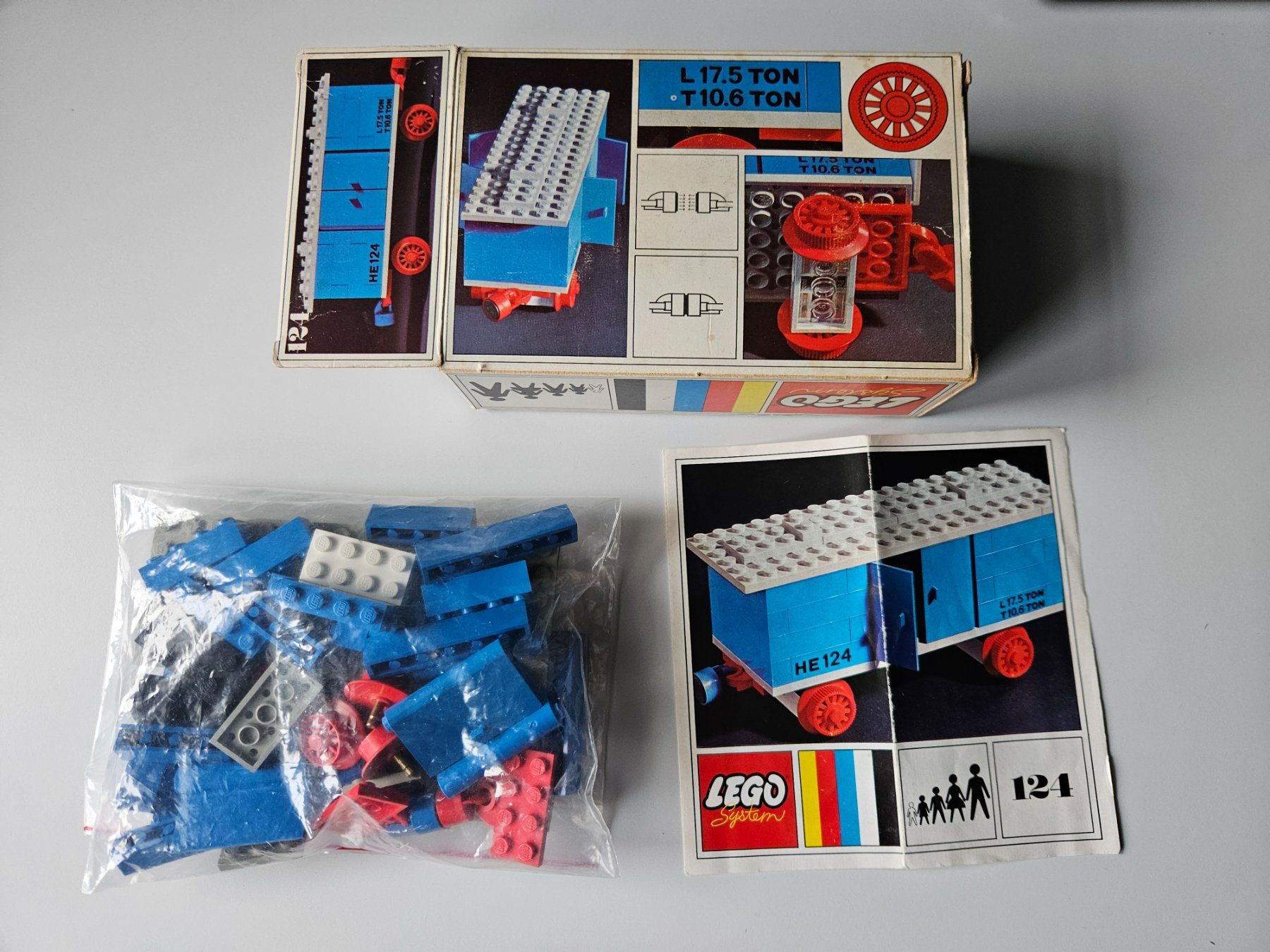 Lego System vintage set 124 : wagon de marchandises (1969) (Gebraucht ...