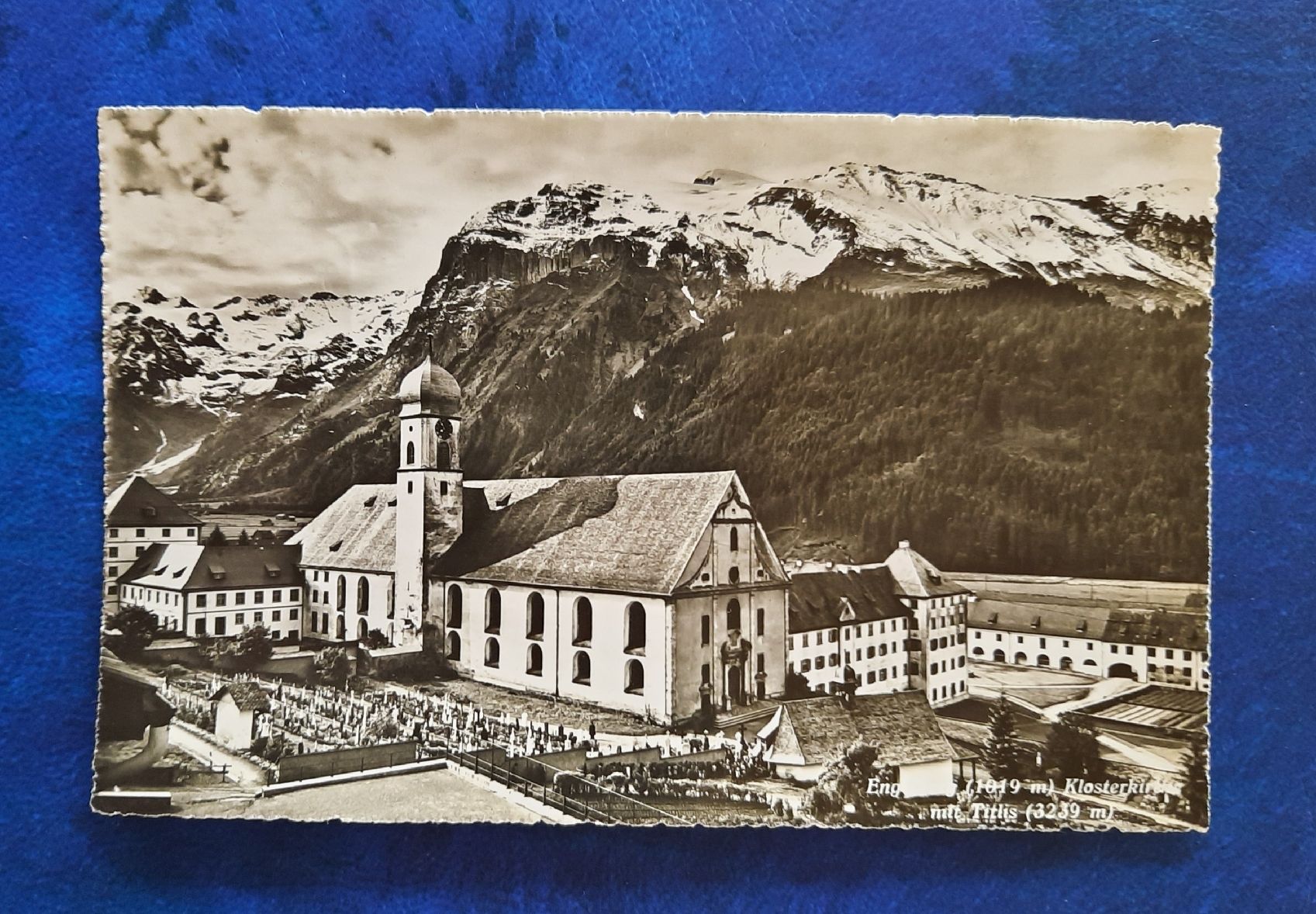 Cartoline postali: Ansichtskarte Engelberg mit Bahnstempel St.E.B, 15.Aug.1944 – Usato da Marly venduto da neu-adlerauge65