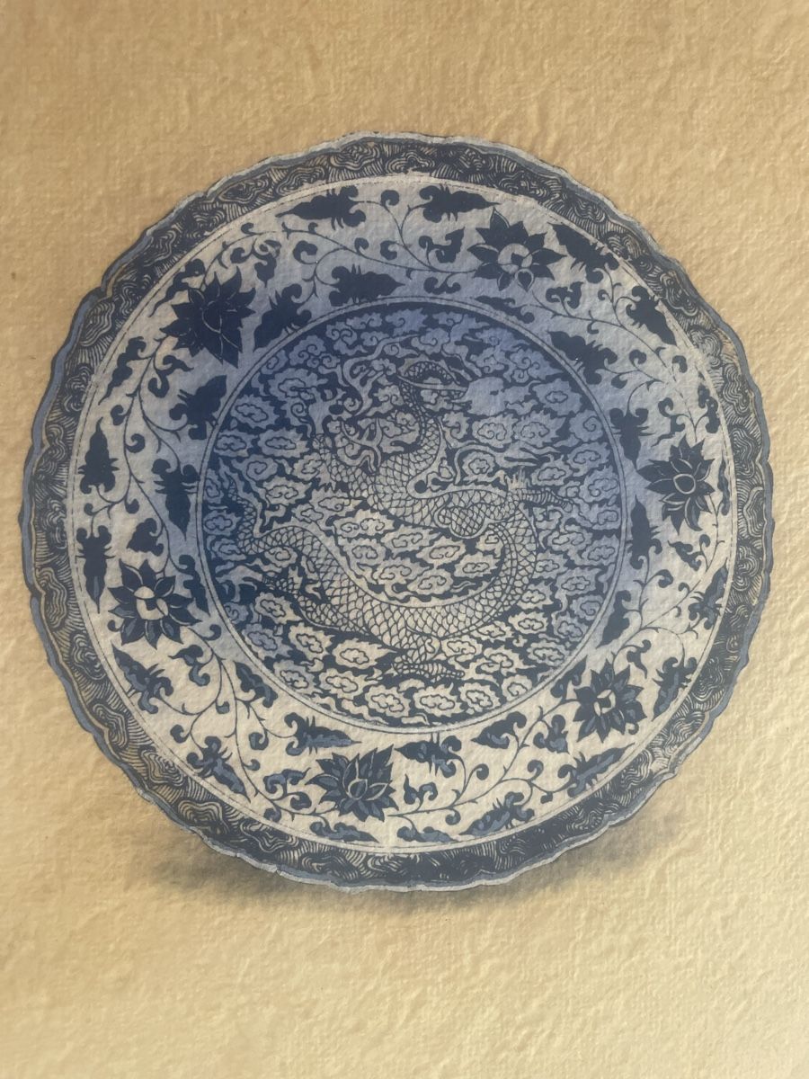 Gemälde: 4 tableaux de porcelaines asiatiques – Gebraucht aus Cheyres von Gr33 1