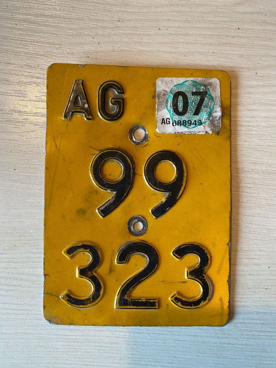mofa-nummernschild-ag-kaufen-auf-ricardo