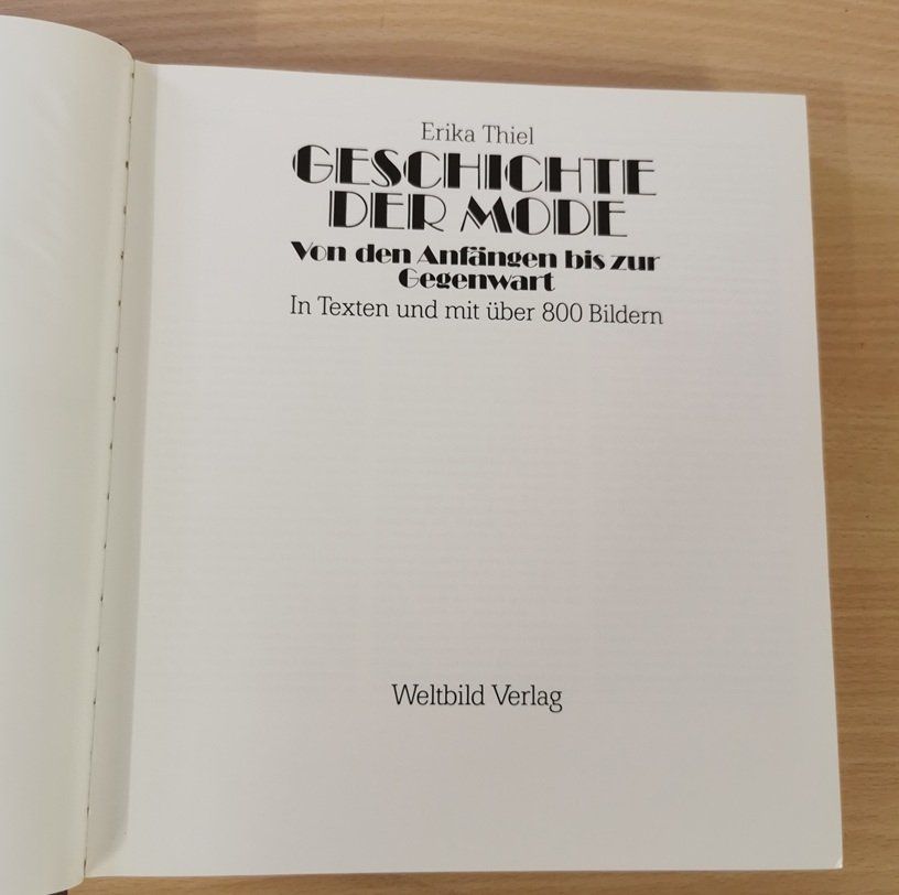 Bücher: Geschichte der Mode (Buch, Erika Thiel) – Gebraucht aus Wilen b. Wollerau von morethanmusic 1
