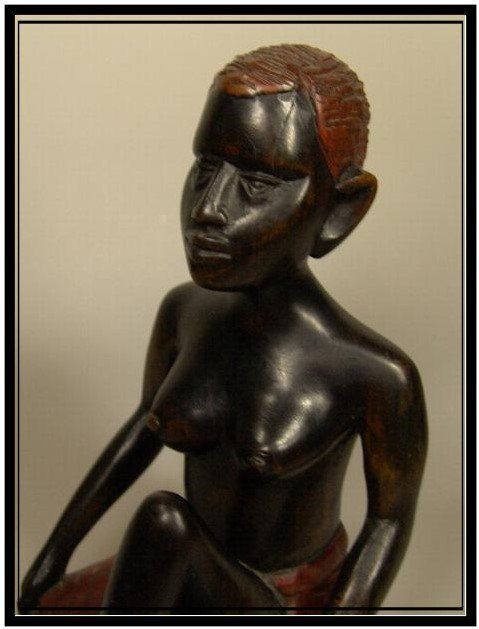 Skulpturen & Statuen: Frauen - Skulptur aus Kenya – Gebraucht aus Langenthal von Sherkaan 3