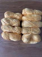 Wolle naturaline bio Baumwolle gelb neu