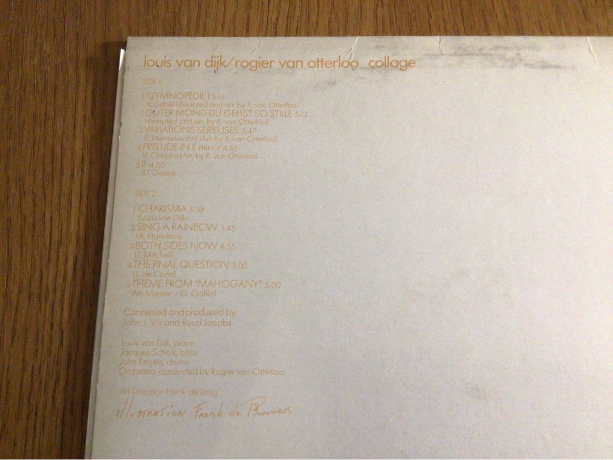 Schallplatten: Louis van Dijk / Roger van Otterloo - Collage LP 1980 – Gebraucht aus Steinach von Quarkie 1