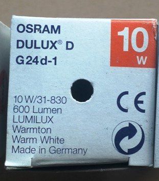 Osram Lampade: Lampe Osram Dulux D  Sockel G24d-1 – Nuovo e nell'imballaggio originale da Goldau venduto da Ejidomar 1
