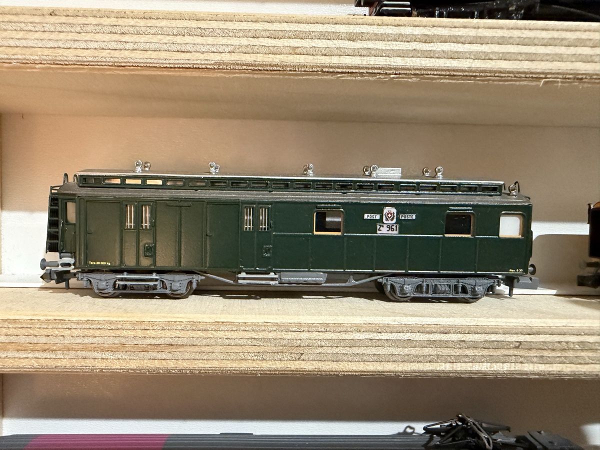 Wabu Modelleisenbahnen: Wabu Post/Gepäckwagen Z4 961 – Neu (gemäss Beschreibung) aus Pfäffikon ZH von HR89 1