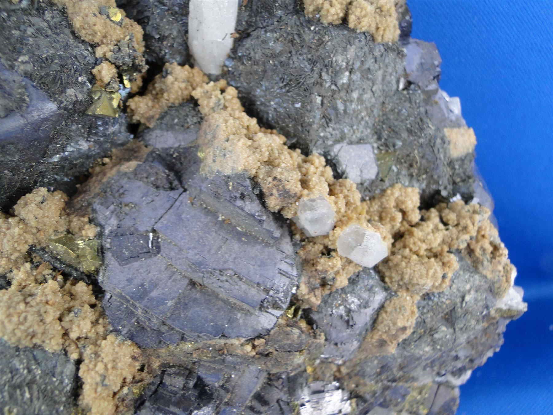 Minerali & Pietre curative: Semseyit auf Galena mit Quartz – Usato da Schinznach Bad venduto da Demerald 5