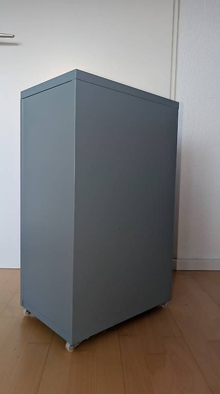 Korpus: IKEA Rollcontainer Metall, 6 Schubladen, blau-grau – Gebraucht aus Bremgarten b. Bern von Flintli 4