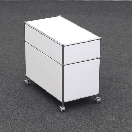 Banconi: Moderner Rollcontainer weiss/chrom mit 3 Schubladen – Usato da Gossau ZH venduto da Raluca7 1