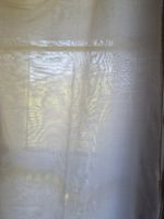 Schöner weisserVorhang (320x220cm) mit Gleiter
