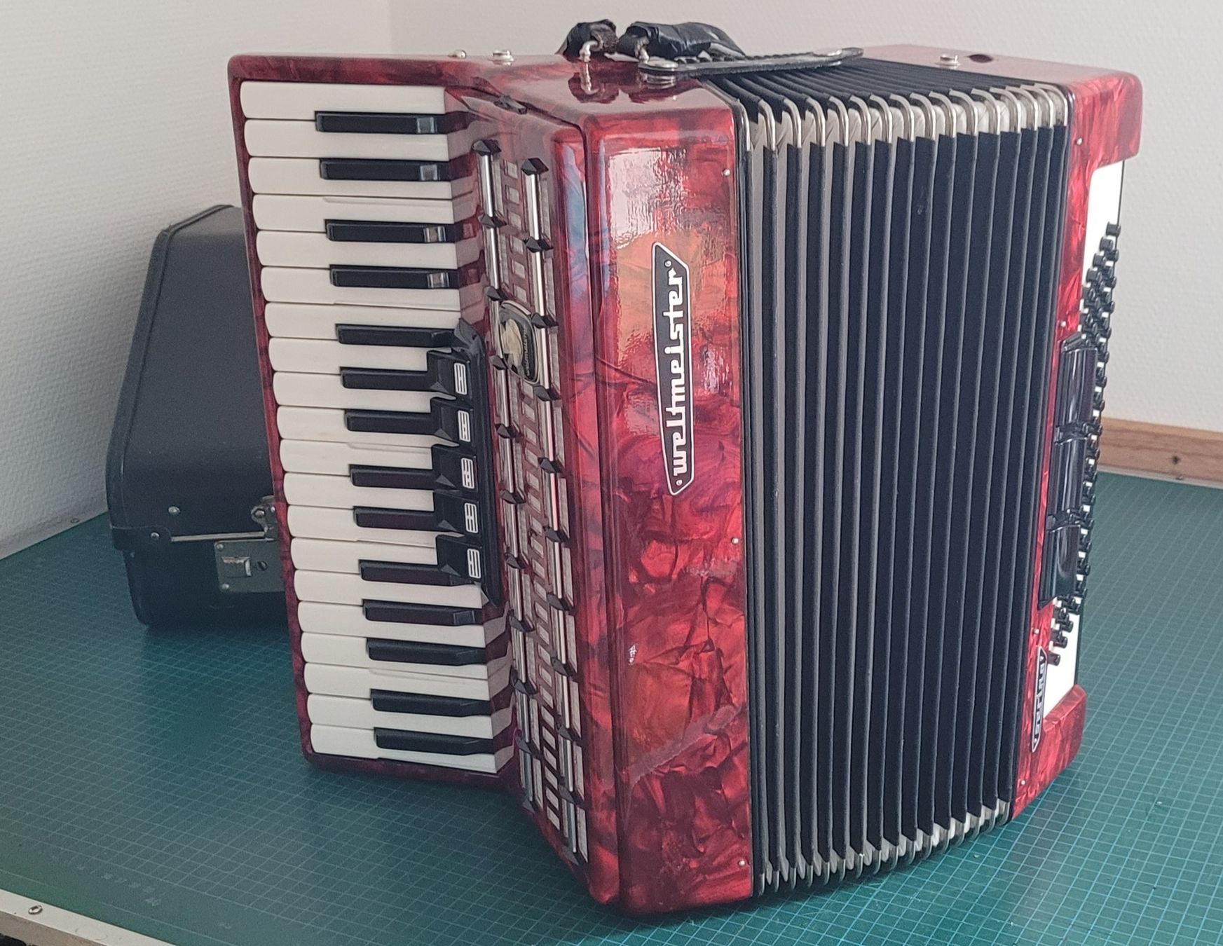 Strumenti musicali: Akkordeon Weltmeister Serino – Usato da Herisau venduto da Yyyoga