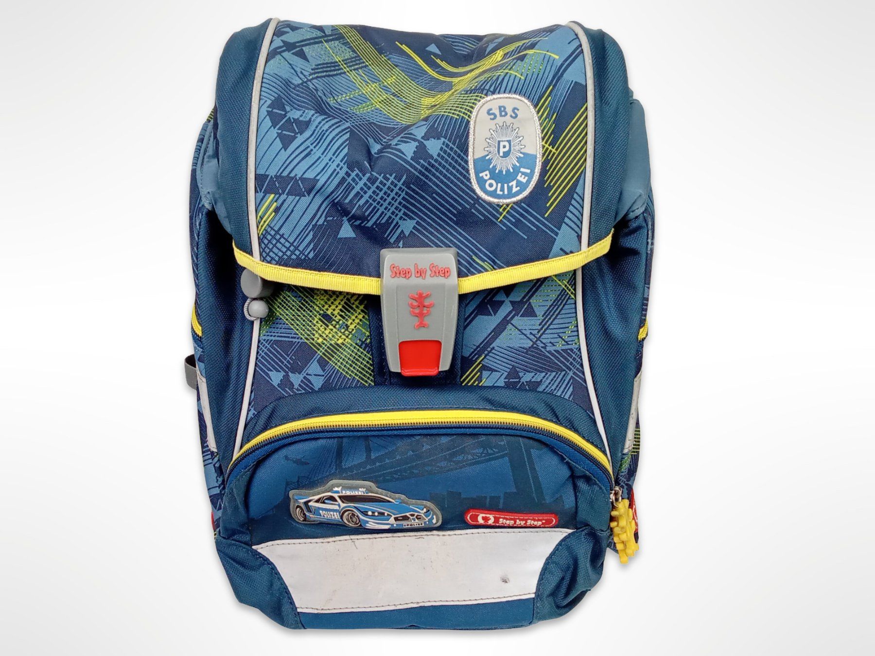 Step by Step Rucksäcke: STEP BY STEP blauer Polizeischulsack – Gebraucht aus Suhr von Restwert_Suhr 1