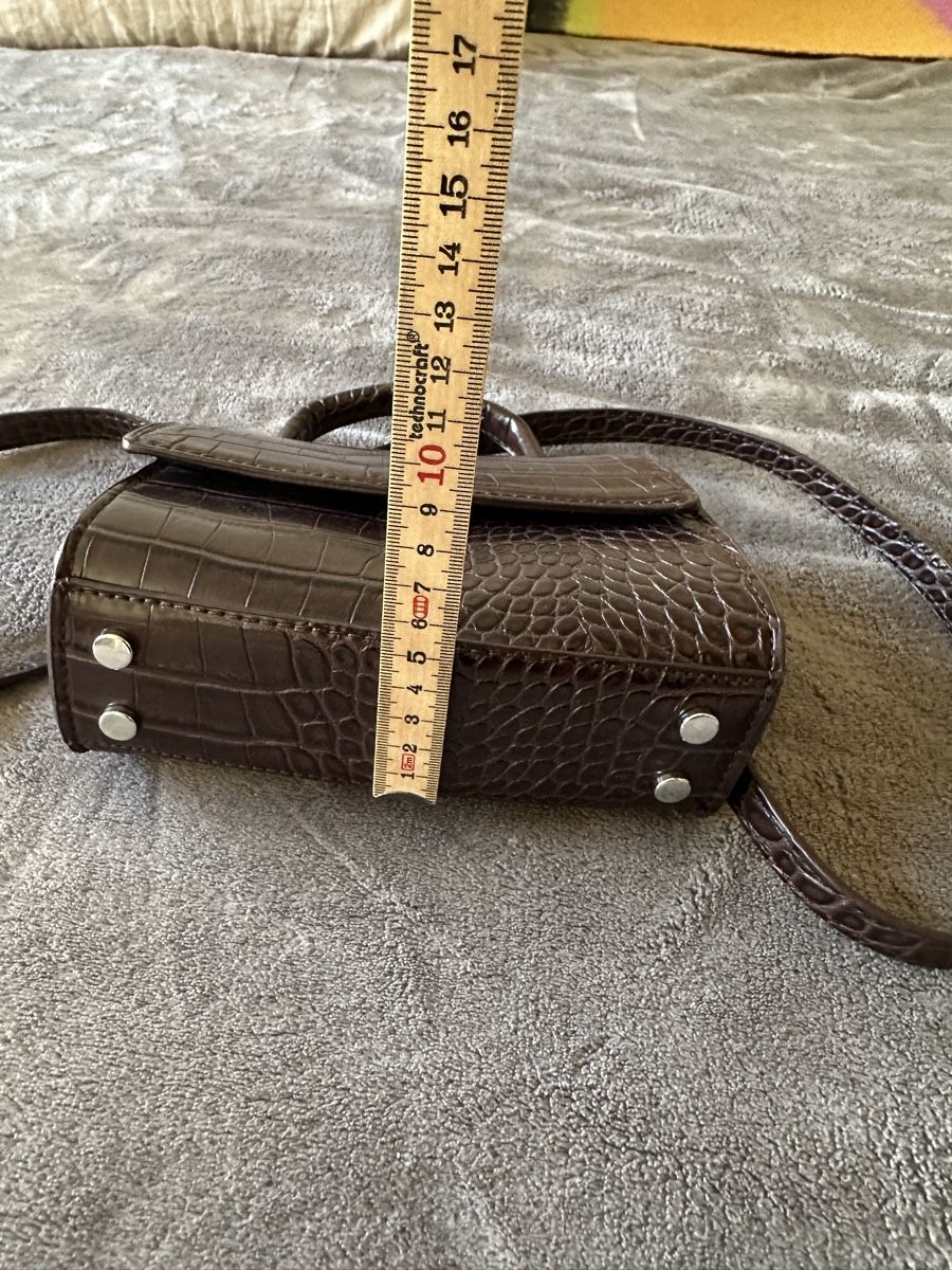 Borse da donna: Chocolate Croc Mini Bag - Perfect autumn accessory! – Nuovo (secondo la descrizione) da Genève venduto da bea_72cz 6