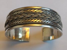 Antikes Silber Armband, gross und schwer, evtl Ägyptisch