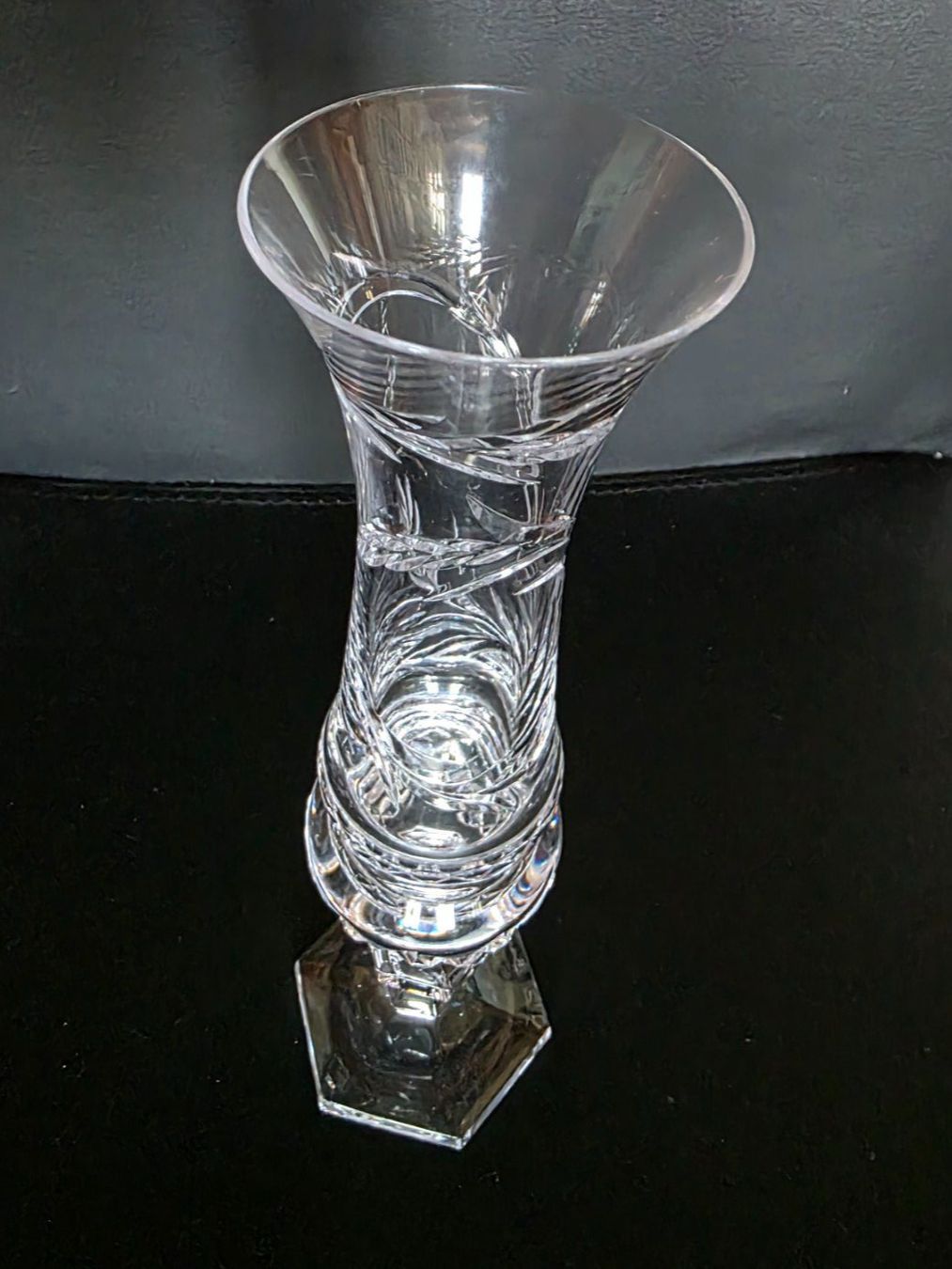 Vasen & Gefässe: antike Kristall Glas Vase 24 cm – Gebraucht aus Walterswil BE von Lonitti 7