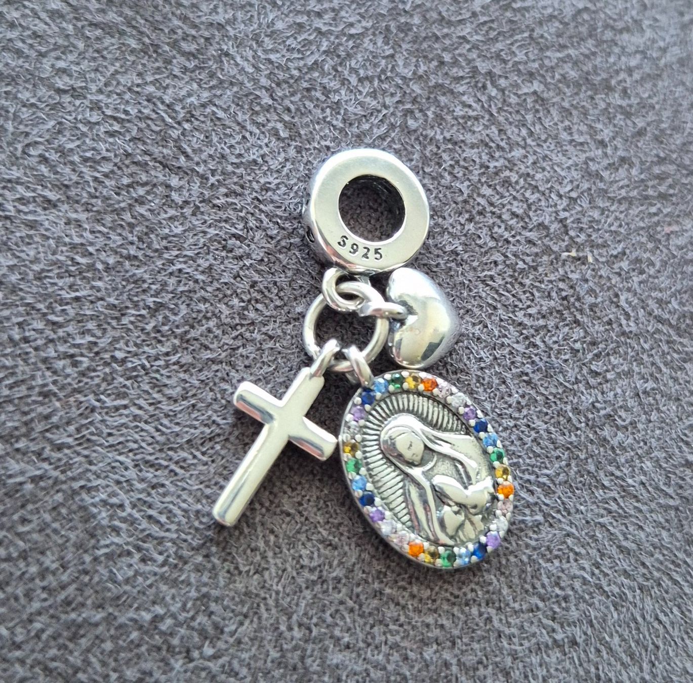 Ciondoli: Silber Charm Glaube +Garantie – Nuovo (secondo la descrizione) da Rotkreuz venduto da Carbone_Bijou-Shop