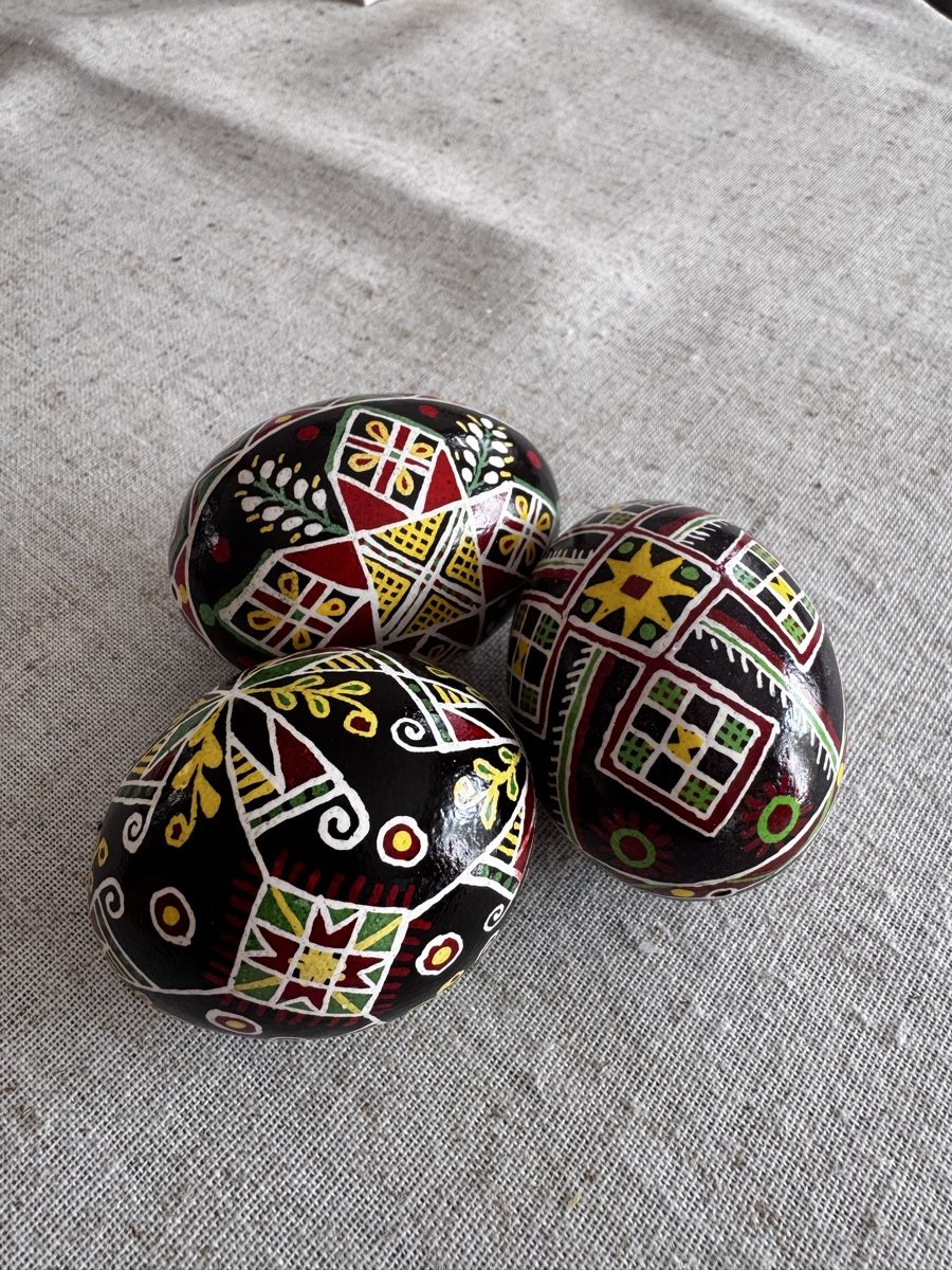 Tutte le decorazioni: Ostereier Pysanka 3-er Set – Nuovo e nell'imballaggio originale da Zürich venduto da iry_9mbn