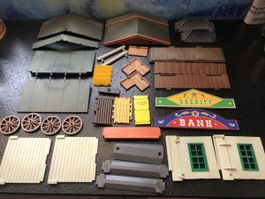 Playmobil Zubehör Sheriff Bank Gebäude Hausteile Western