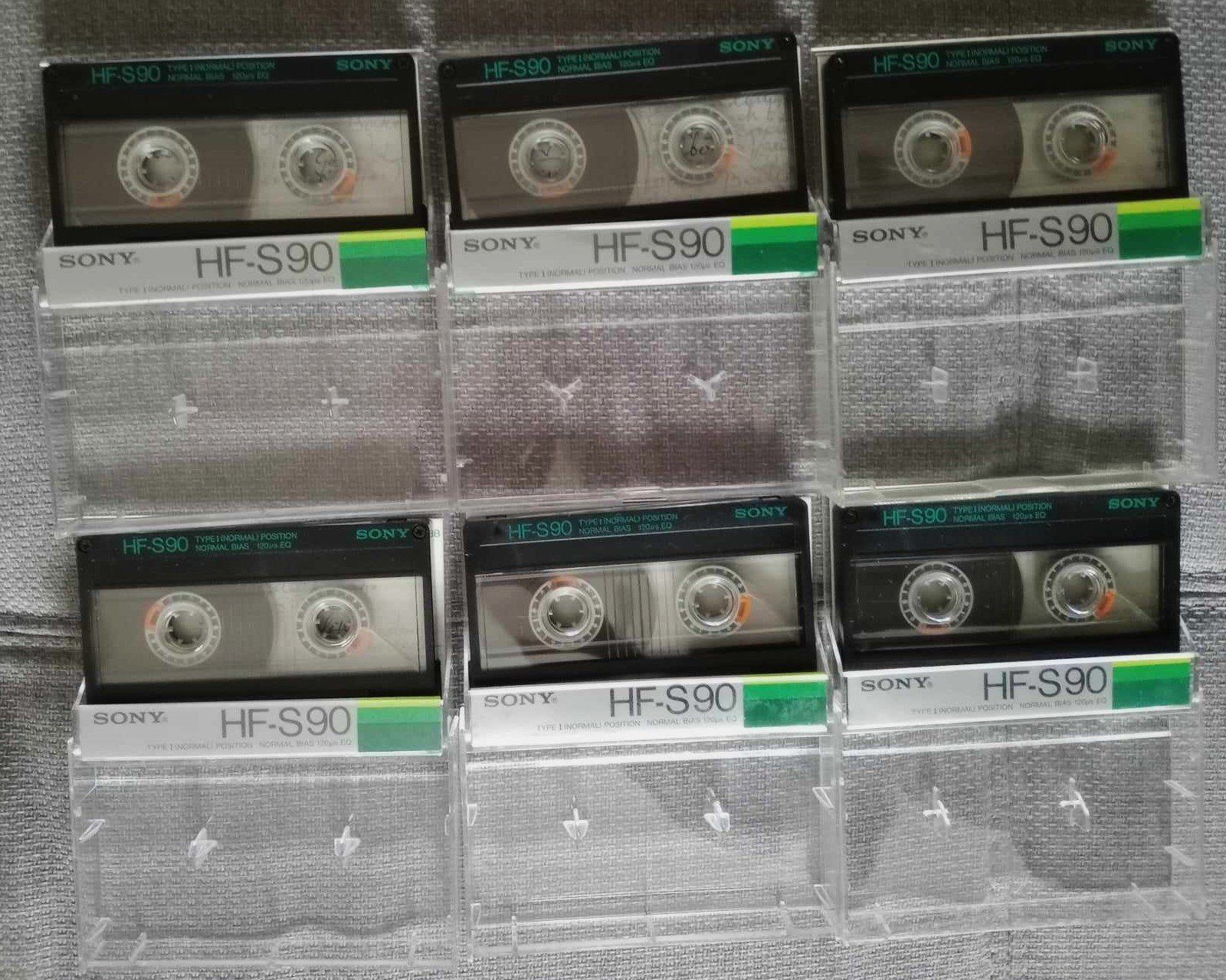Kompaktkassetten: Sony HF-S 90 / 2 x cassettes MC - 1985 – Gebraucht aus Le Locle von borgespatricia 1
