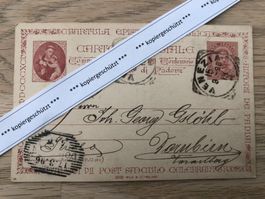 1896 Postkarte Nr. 9 Italien - Österreich AK