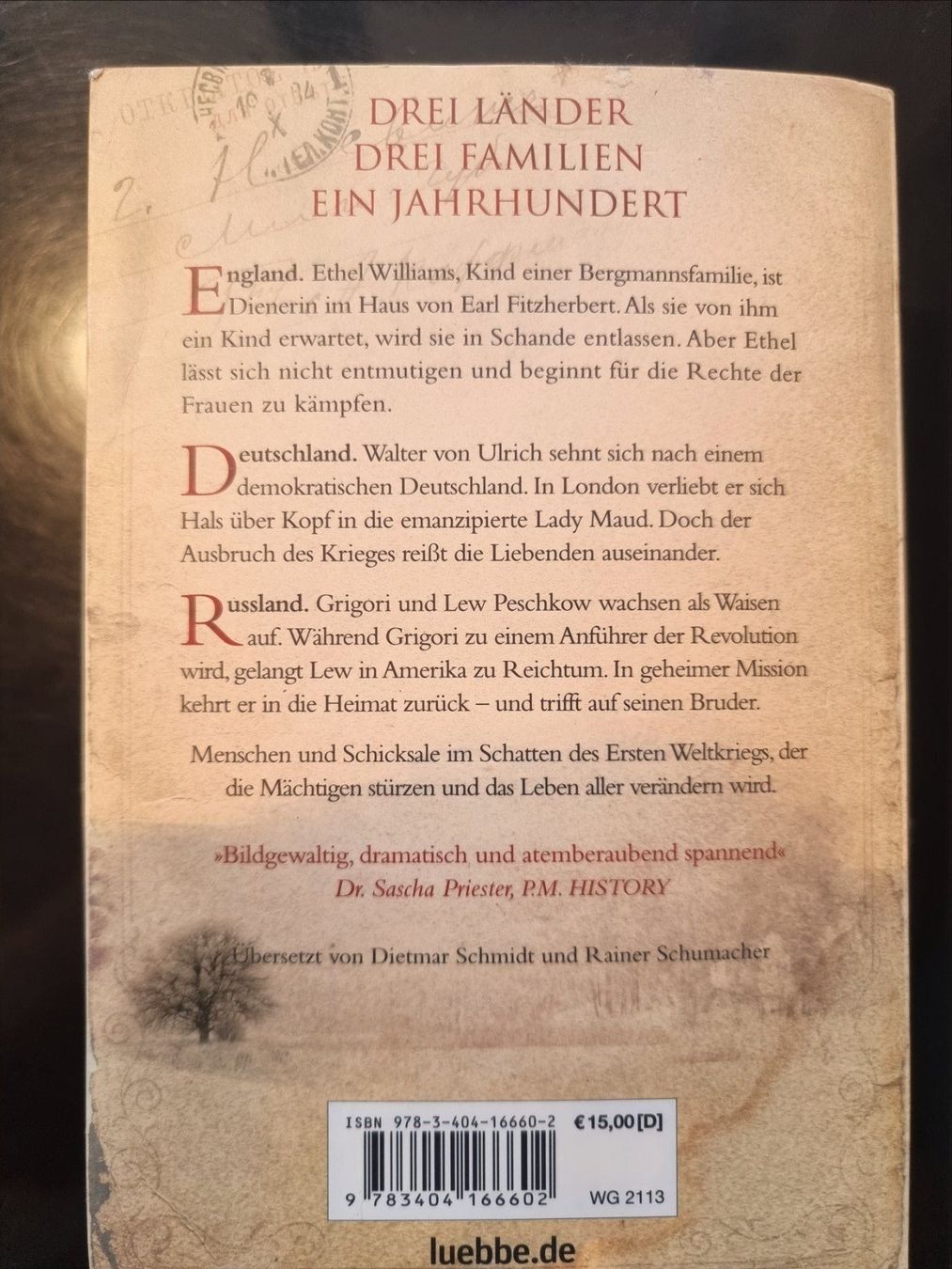Bücher: Ken Follett   Sturz der Titanen – Gebraucht aus Arosa von horseracing 1