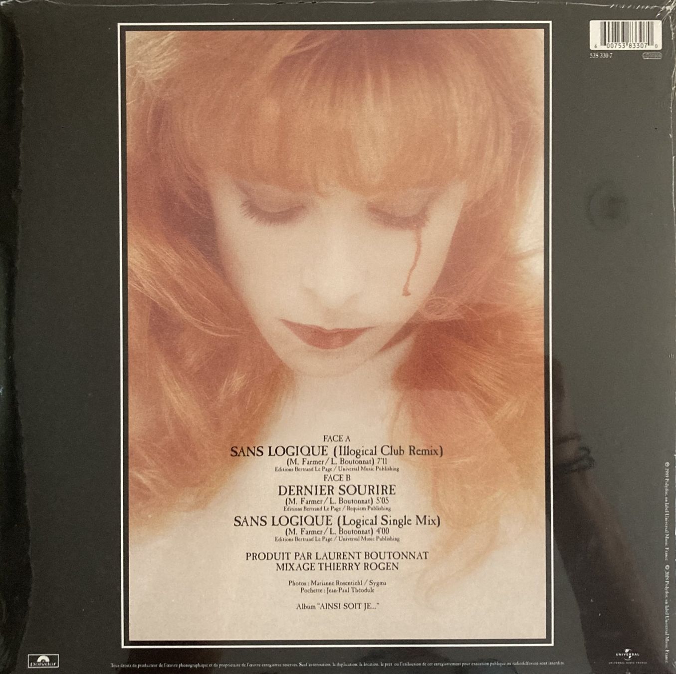 Dischi in vinile: MYLENE FARMER - SANS LOGIQUE – Nuovo e nell'imballaggio originale da Bottens venduto da hotter-than-hell 1