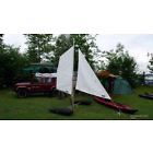 Feathercraft Segelanlage mit Auslegern und Schwertern
