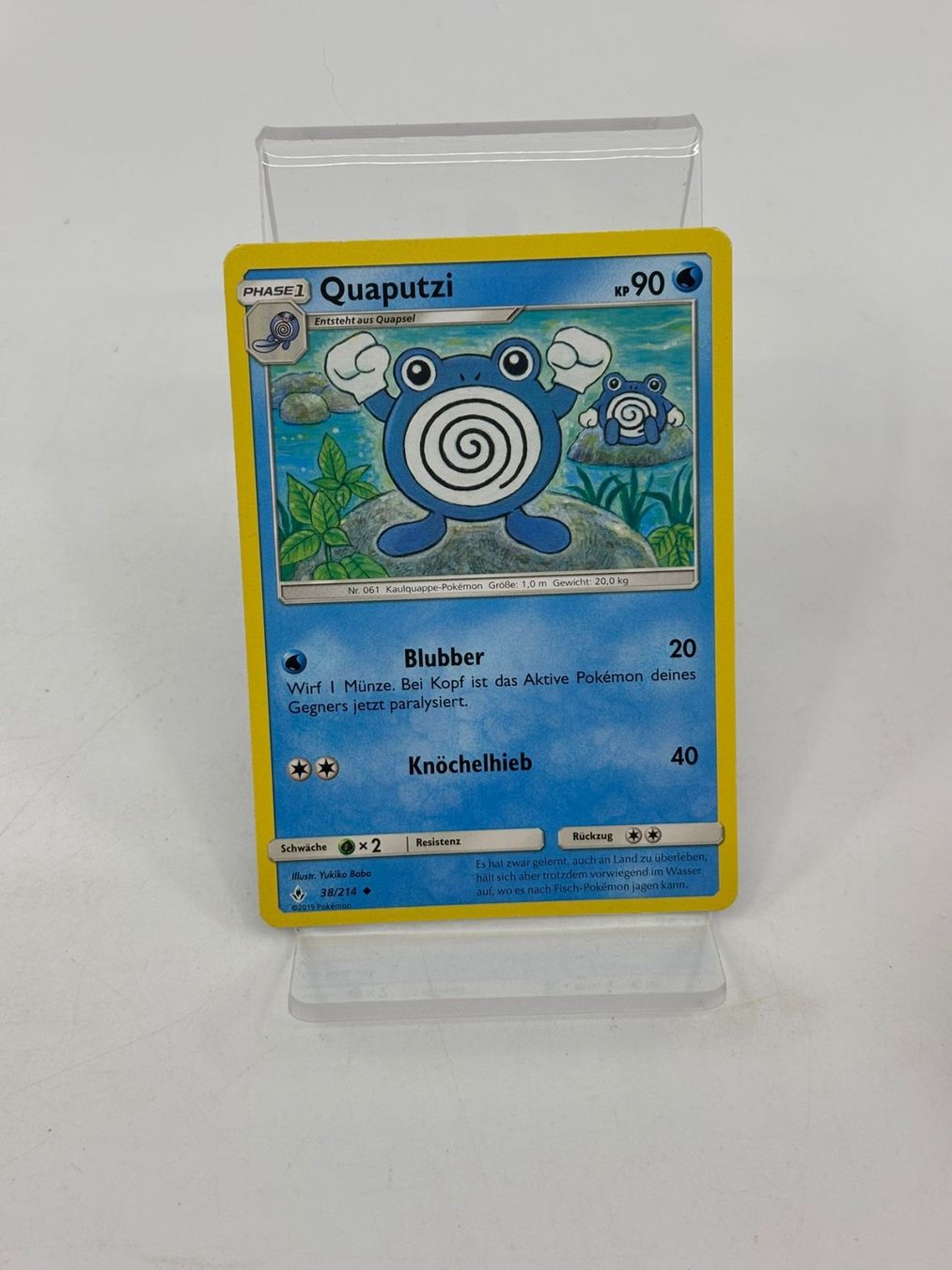 Pokémon Sammelbilder & Trading cards: Pokemon Quaputzi 38/214 – Gebraucht aus Herisau von Pokemon2026