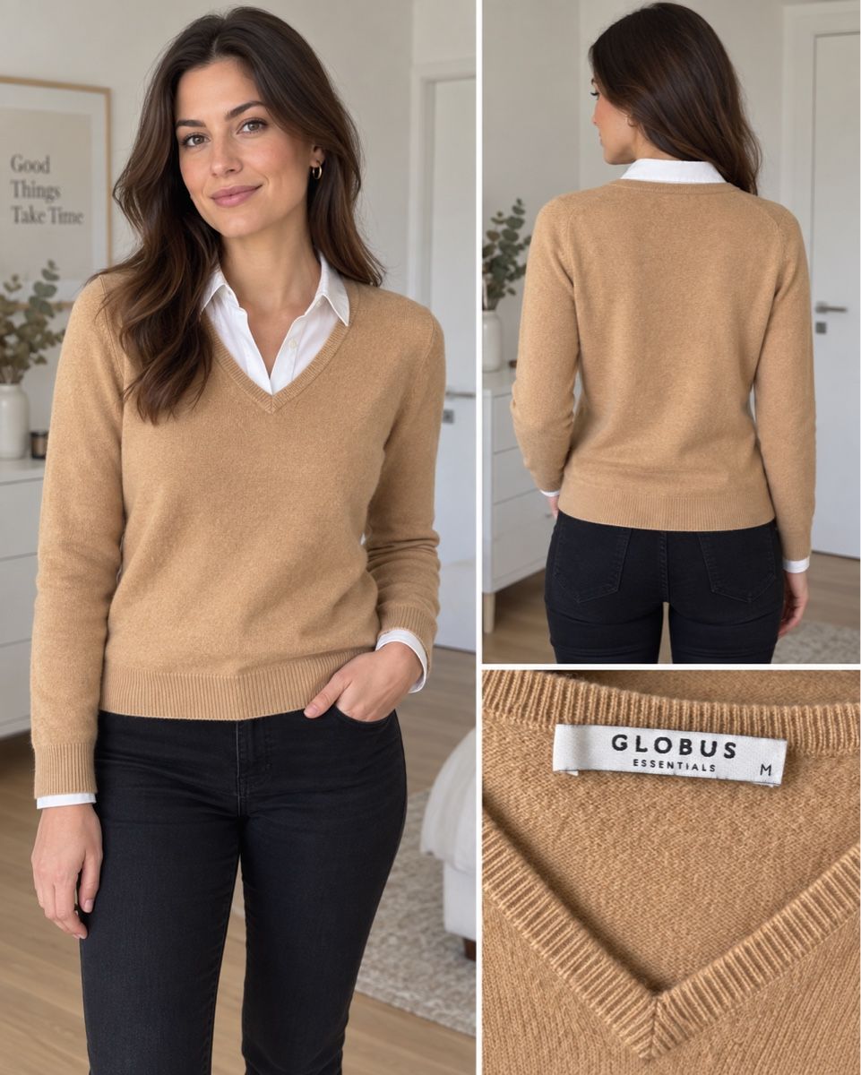 Globus Maglioni & Felpe: Globus Essentials Kaschmirpullover, 100 % Kaschmir, Grösse M – Nuovo (secondo la descrizione) da Wallisellen venduto da Lan_82sz 3