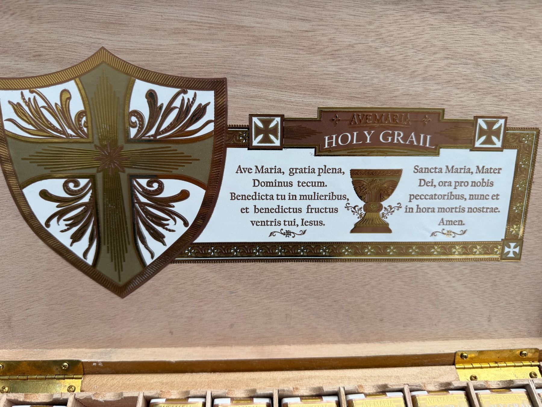 Sonstige Tabakwaren: Schöne & elegante Zigarren-Box, Ave Maria Holy Grail – Neu (gemäss Beschreibung) aus Unterengstringen von Tnovus 4