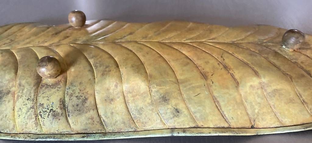Ciotole: Blatt Schale aus Blech – Usato da Erlinsbach SO venduto da ren_rvc9 2
