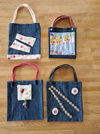 Spielzeug: kleine Kinder Einkaufstaschen