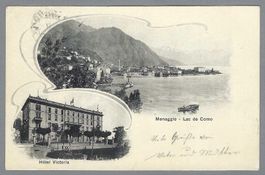 1904, MENAGGIO, HÔTEL VICTORIA