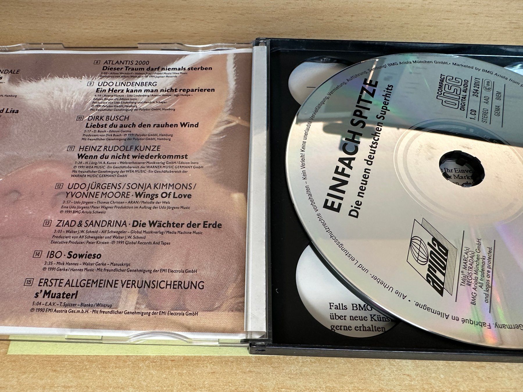 CD: A2 Einfach Spitze - Die Neuen Deutschen Superhits - 2 CD – Usato da Rikon im Tösstal venduto da Alpenmutz 2