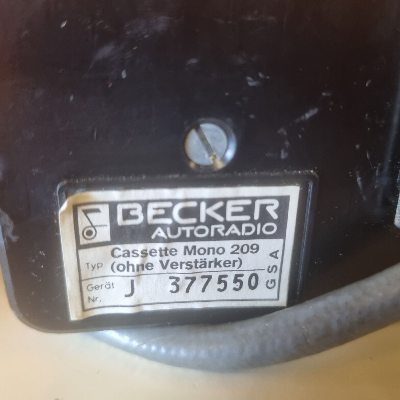 Musicassette: 2 Stück Becker  Cassette Mono 209 Oldtimer PREISREDUKTION – Difettoso da Niederbipp venduto da Hst3 3