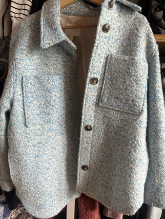 Jacke H&M 41% Wolle Gr M oversized