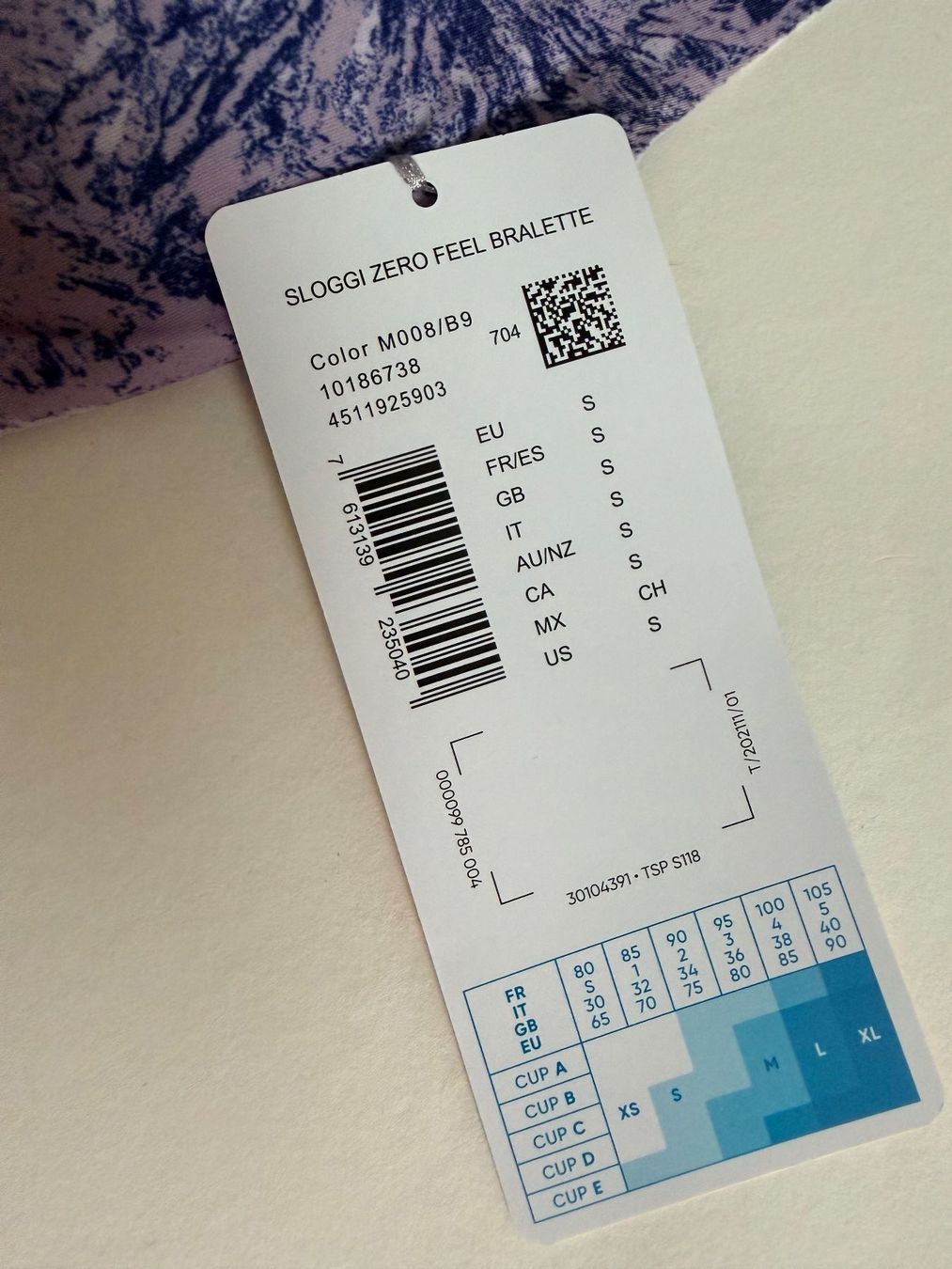 Sloggi Sonstige Unterwäsche: SLOGGI, Bralette ZERO FEEL, Grösse S, Farbe Lila – Neu und originalverpackt aus Rudolfstetten von gst_g7xl 1