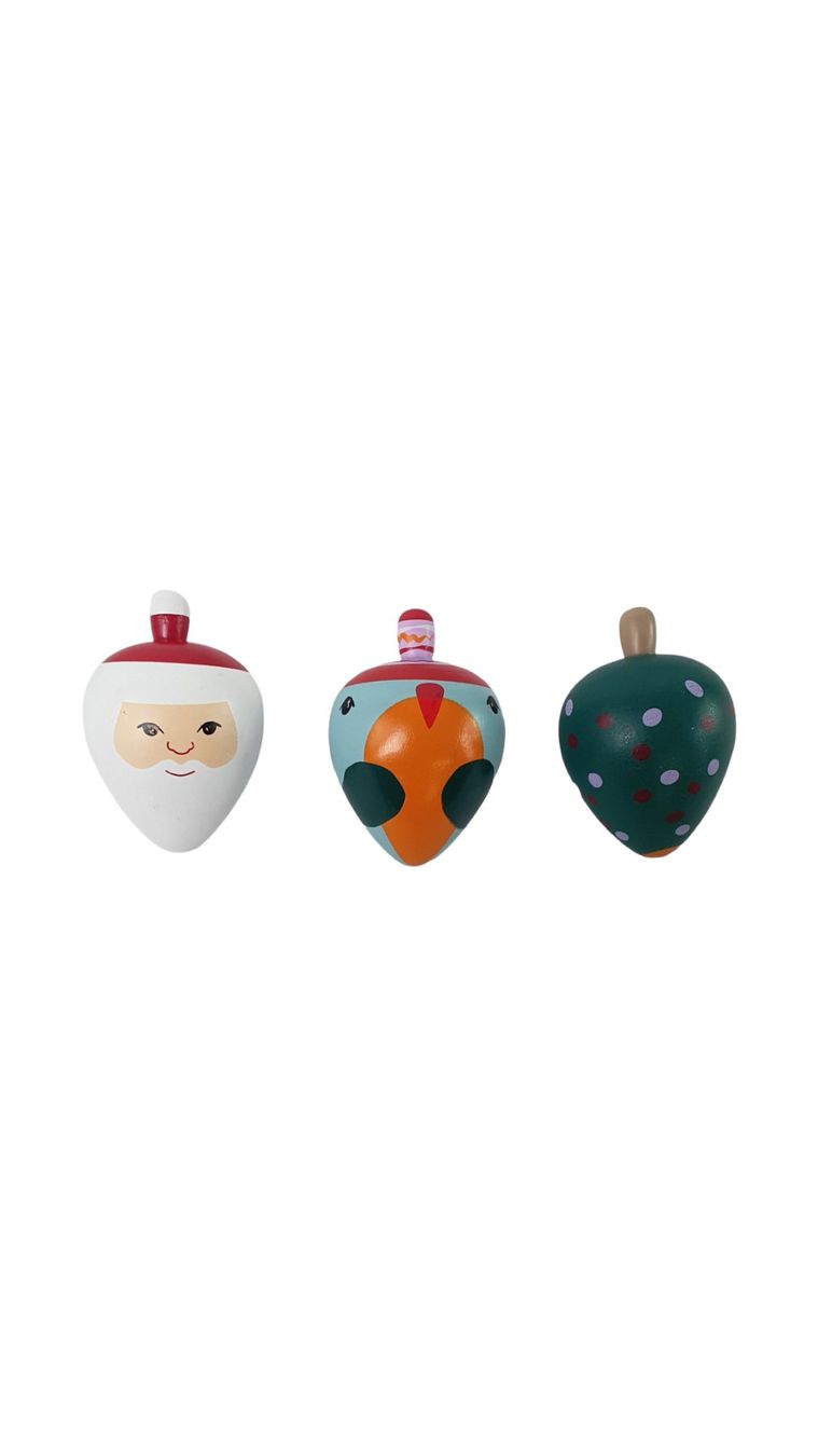 Tchibo Spielzeuge: TCHIBO Kreisel-Set "Santa" – Gebraucht aus Wangen b. Olten von Restwert_Wangen 4