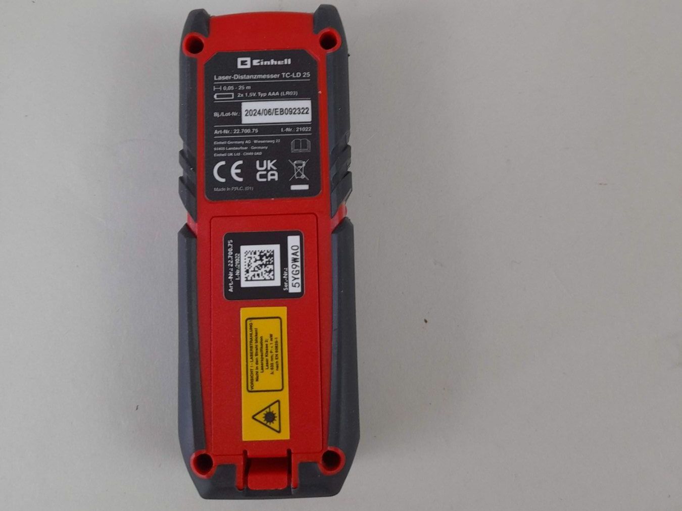 Einhell Messen: EINHELL TC-LD 25 Laserentfernungsmesser – Neu (gemäss Beschreibung) aus Liebefeld von Restwert_Liebefeld 1