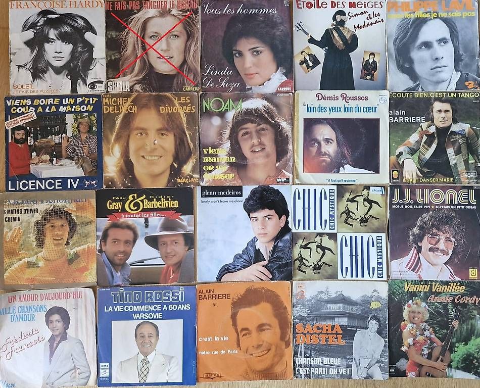 Dischi in vinile: Disques d'époque vinyles 45t + 33t – Usato da Botterens venduto da abi_tz2g 4