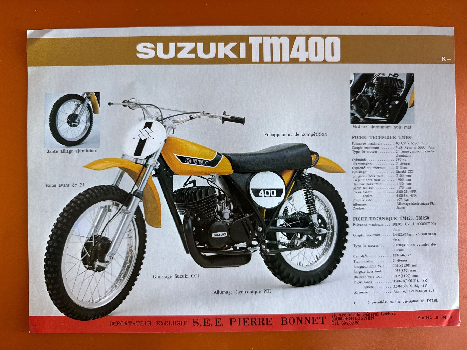 Suzuki Enduro: Suzuki TM 400 et TS 400 – Gebraucht aus Morrens VD von kawah2
