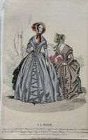 Antike Lithographie, Mode, Paris, 1841