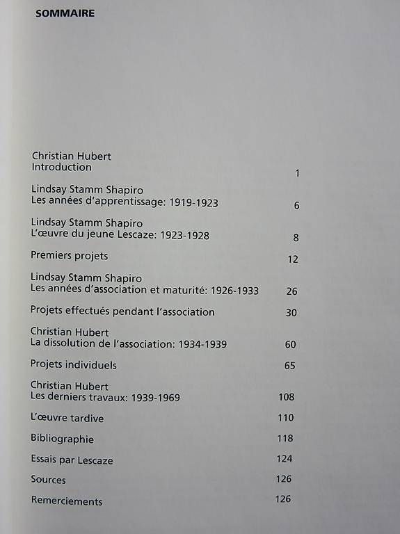 Libri: William Lescaze  architecte – Usato da Chernex venduto da Nouveaunom 2