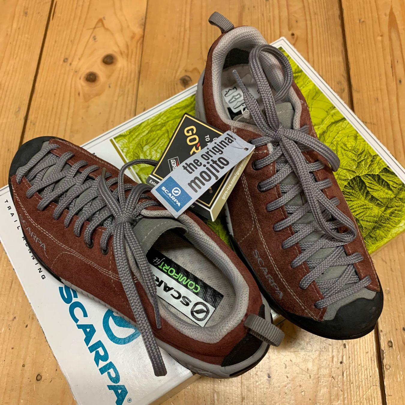 Scarpa Herrenschuhe: Scarpa Mojito GTX, Bordaux, 36 – Neu (gemäss Beschreibung) aus Küttigen von thoren77 9