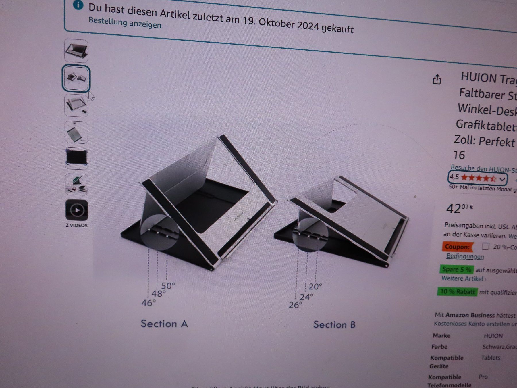 Tablet PC: Hulon  Tragbarer – Nuovo e nell'imballaggio originale da Rüfenacht BE venduto da tial70