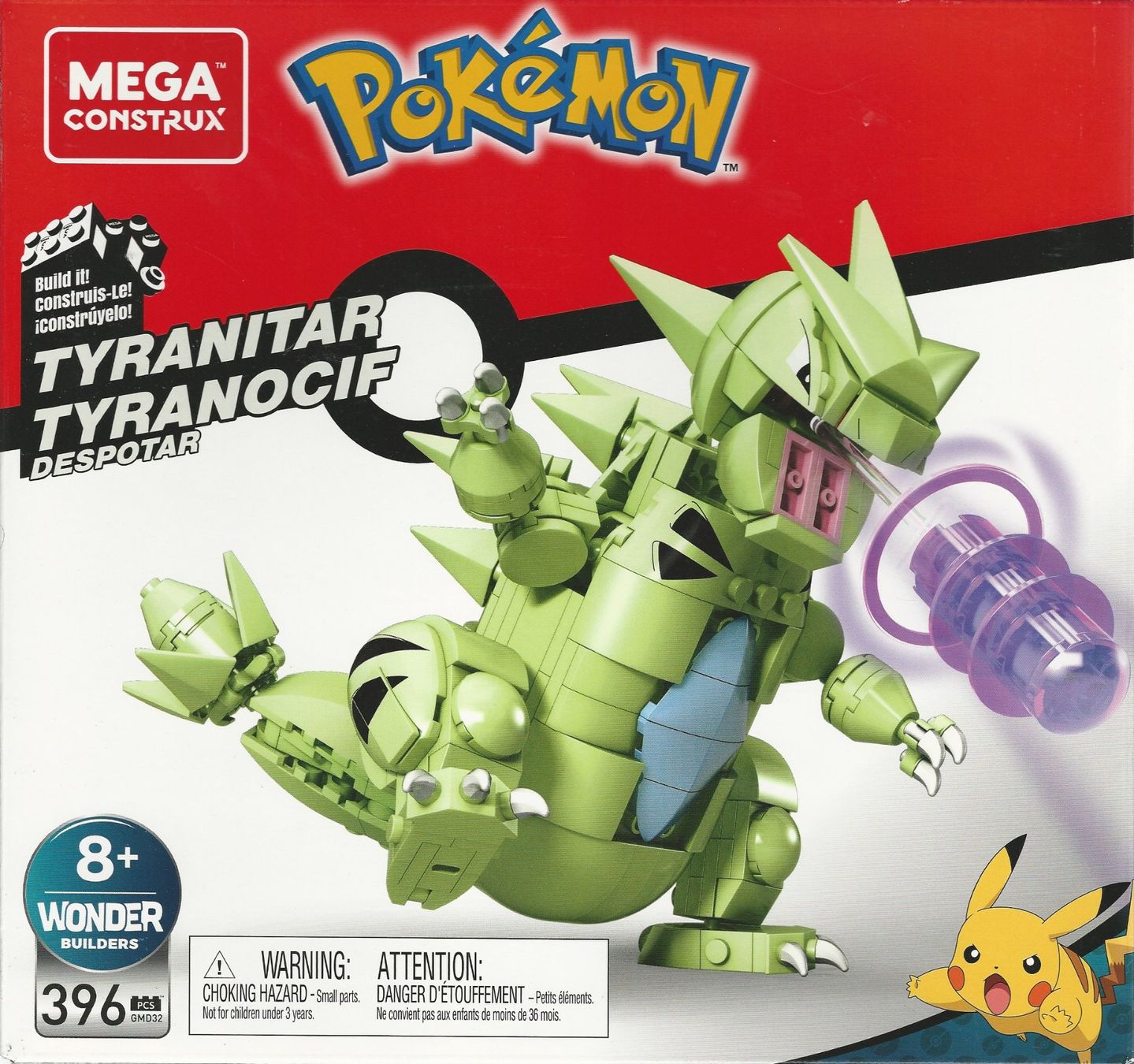 Mega Kit di costruzioni: MEGA CONSTRUX POKEMON GMD 32 TYRANITAR new sealed – Nuovo e nell'imballaggio originale da Vezia venduto da Aquarius_Age