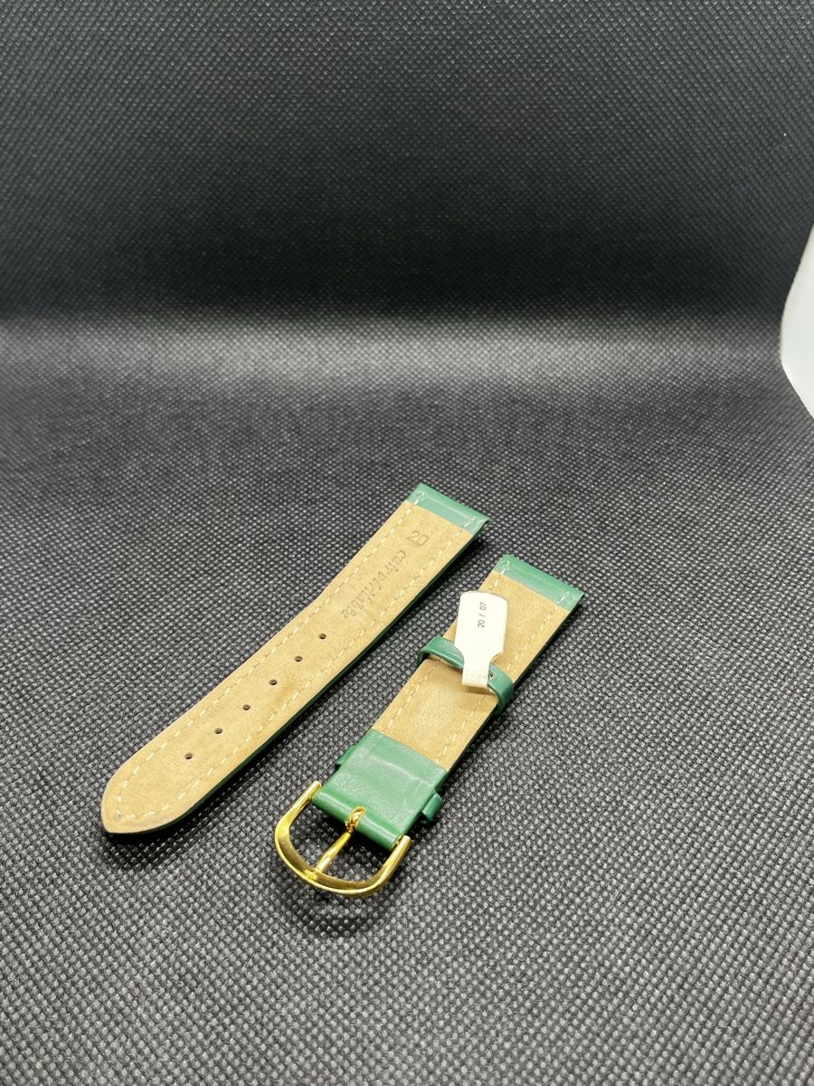 Bracciali & Braccialetti: Cinturino in pelle verde – Nuovo (secondo la descrizione) da Pregassona venduto da TheWatchClub 1